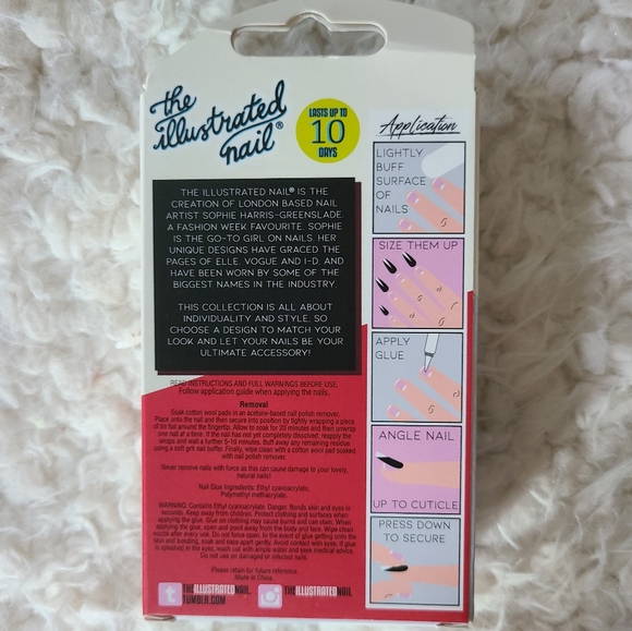 🆕️ the illustrated nail • black heart nails - Picture 4 of 4